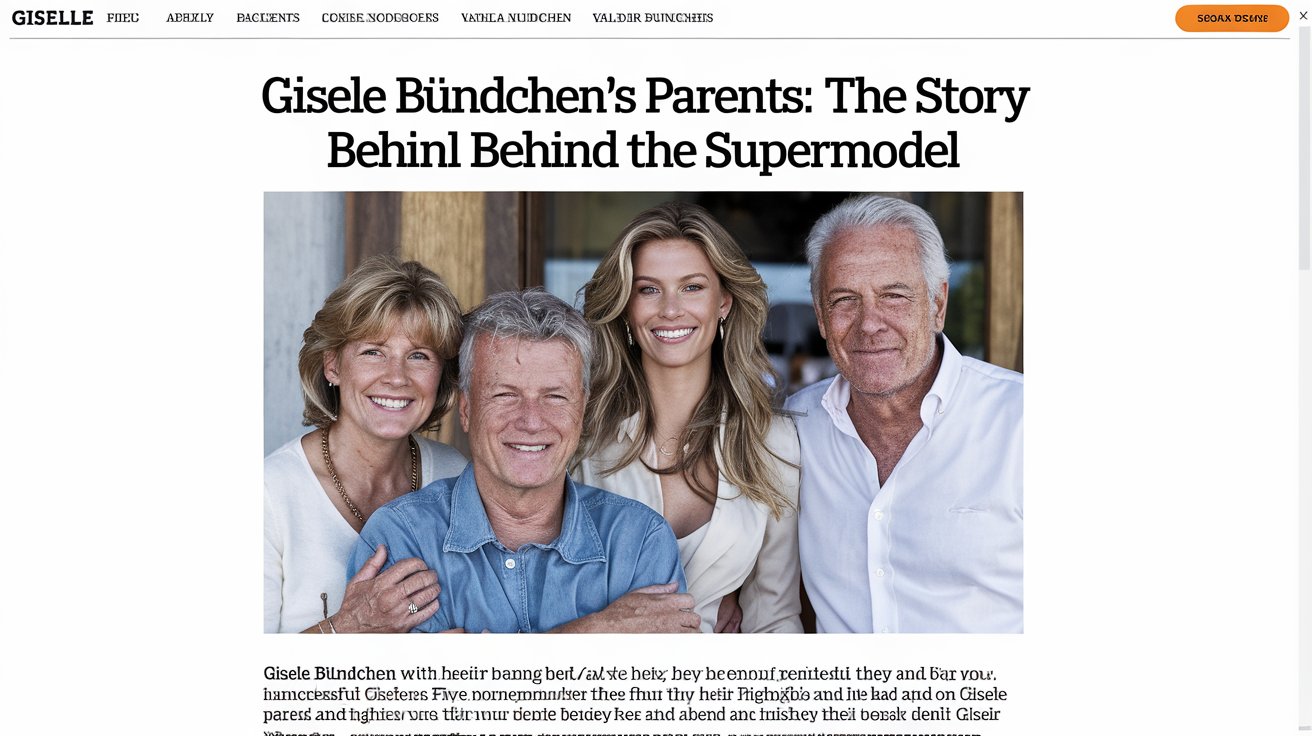 Gisele Bündchen Parents